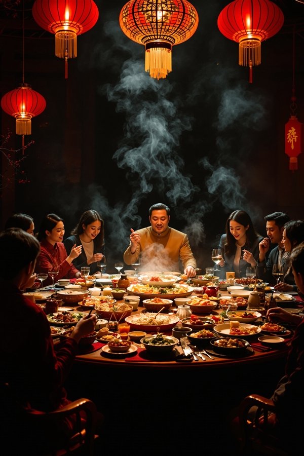 老周家的年夜饭 2022年电影海报